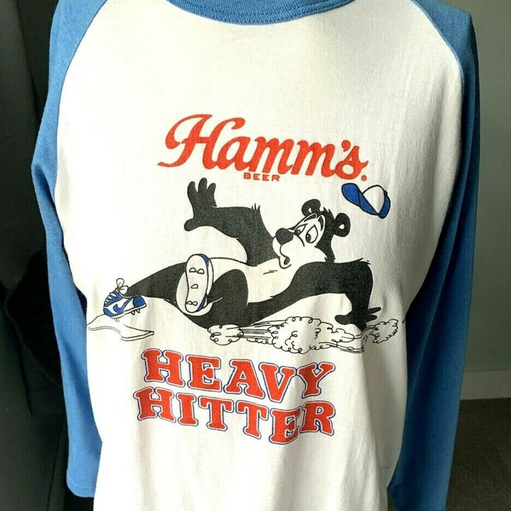 Hamm’s Beer Bear Heavy Hitter Vintage T Shirt